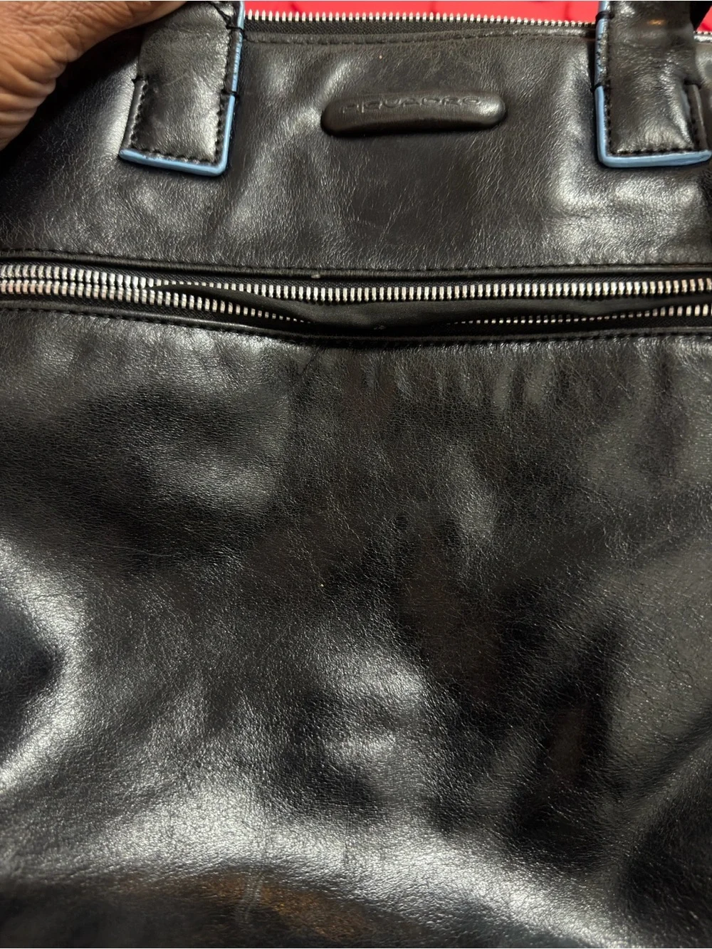 Leather Black womens shoulder bag